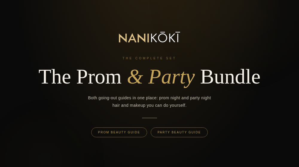 Sample preview of Prom & Party Beauty Bundle